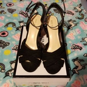Nine West Strappy heels with Ankle Strap 9.5